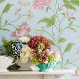Behang Little Greene China Rose French Grey - Archive Trails Collectie Luxury By Nature