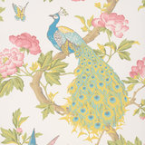 Little Greene Pavona Behang Peacock National Trust Papers  Blanche