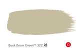 little greene book room green verf 322