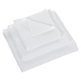 Wafel handdoek wit 100 Pousada collectie Abyss Habidecor handdoeken