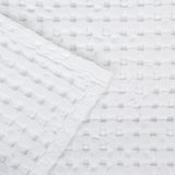Wafel handdoek wit 100 Pousada collectie Abyss Habidecor detail 2