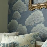 Little Greene Pines Behang - Silver Pine