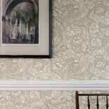 Morris Bachelors Button Behang - Silver