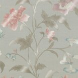 Little Greene China Rose Behang - French Grey Lustre