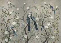 Coordonne Edo Silver Behang