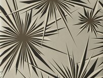 Jim Thompson Golden Sunburst Behang - Silver