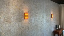 Wandlamp LED George Zwart / Goud