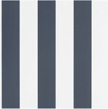 Ralph Lauren Spalding Stripe Behang - Dark Blue White