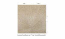 Arte Sunburst Behang - Natural