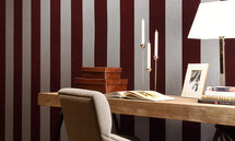 Flamant Stripe Velvet and Lin