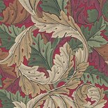 William Morris Behang Acanthus - Madder / Thyme 