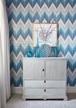 Thibaut Piedmont Behang - Blue