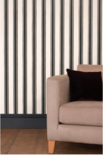 Block Print Stripe Behang Farrow and Ball