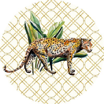 Catchii Wild Jungle Stories Panther Behangcirkel