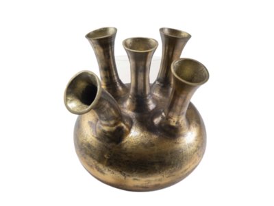 Pomax Bronze Trompet Vaas Medium