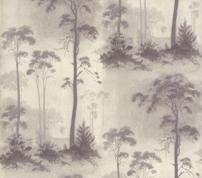 Prior Park Behang 1838 Wallcoverings - Grey