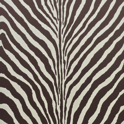 Bartlett Zebra Behang Ralph Lauren Chocolate