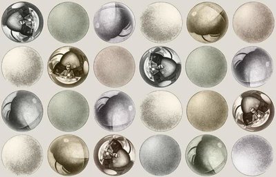 Escher Bollen Behang Sphere