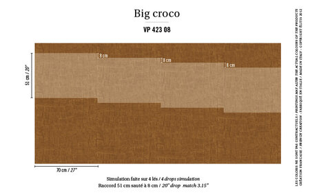 ELITIS Big Croco Behang 423_08
