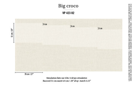 ELITIS Big Croco Behang 423_02