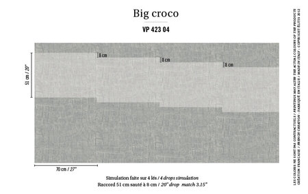 ELITIS Big Croco Behang 423_04