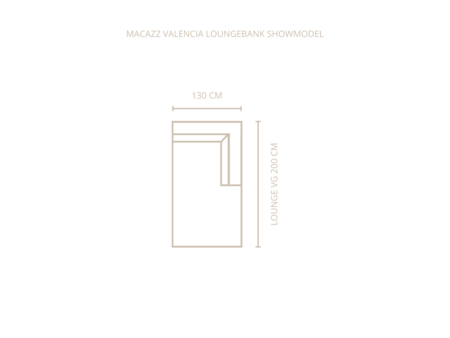 SALE: Macazz Valencia Loungebank Model In Showroom 