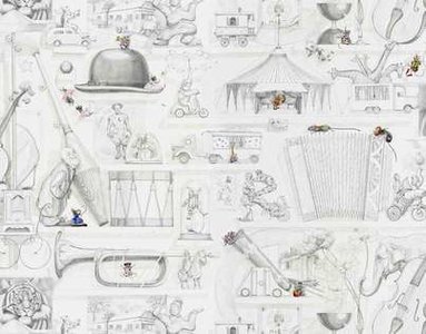 Pierre Frey Circus Behang Les Dessins 2 Luxury By Nature
