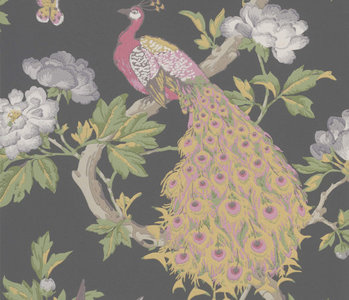 Little Greene Pavona Behang Peacock National Trust Papers Maeve