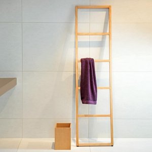 Super Handdoek Ladder Beukenhout: Luxe Badkamer Accessoires (WO HTLB RG-98