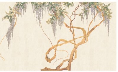 Japans Behang Iksel Edo Wisteria Behang Luxury By Nature
