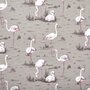 Cole and Son Flamingos Linnen Stof: Gordijnstof