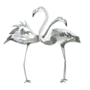 Catchii Zwart-Wit Flamingo's Behangcirkel