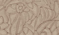 ARTE Flore Behang - Terracotta