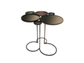 Rapture Yves Side Table - Bronze Small