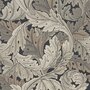 Acanthus Behang William Morris - Charcoal / Grey